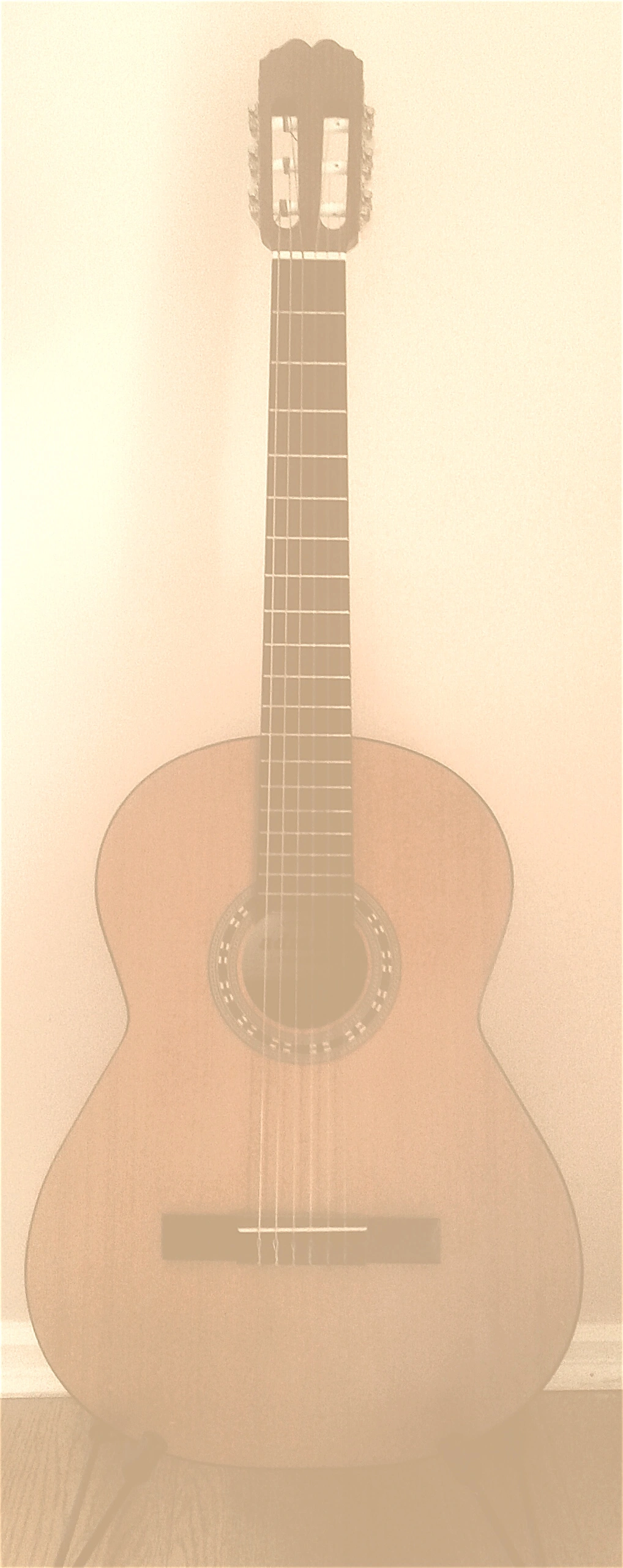 Faded picture of Jerome's Guitar